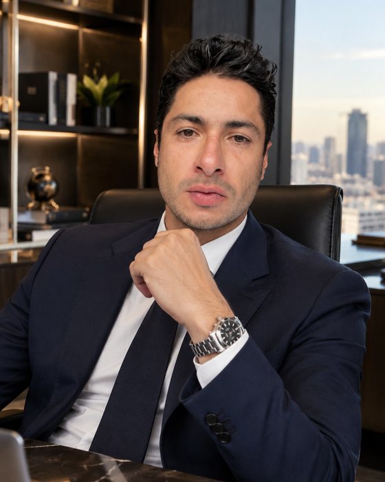 Guillermo Ruiz R., founding partner of Melujá, in his office